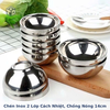 Chén Inox 2 Lớp Cách Nhiệt, Chống Nóng 14cm
