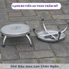 GHẾ ĐẨU INOX LÙN CHÂN NGẮN