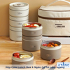 Hộp Cơm Lunch Box 4 Ngăn Có Túi nằm ngang