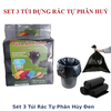 HN: Sét 3 Túi Rác Tự Phân Hủy Đen hàng trung