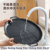 Chảo Nướng Gang Tròn Chống Dính 34cm