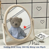 Gương Oval Xoay 360 Độ Bằng Lúa Mạch