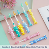 Combo 4 Bàn Chải Đánh Răng Hình Thú Cho Bé