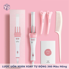 LƯỢC UỐN XOĂN XOAY TỰ ĐỘNG 360 Màu Hồng