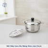 Nồi Hấp Inox Đa Năng Size vừa 21cm