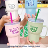 Ly Quai Ống Hút 550ml Tân Lập Thành True Love, Happy day
