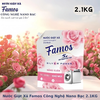 Nước Giặt Xả Famos Công Nghệ Nano Bạc 2.1KG - Ko Bao Bể VC