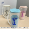 Nhựa T L Thành: Bộ Ca Nhựa kèm 2 ly Family