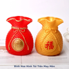 Bình Hoa Hình Túi Tiền May Mắn