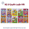 Bộ 10 Quyển Luyện Viết Tập Tô Chữ Và Tô Số Cho Bé Mẫu Giáo