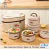 Hộp Cơm Lunch Box 4 Ngăn Có Túi nằm ngang