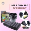 Sét 3 Túi Rác Tự Phân Hủy Đen loại 500gr hàng trung (T30) (Sét)