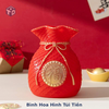 Bình Hoa Hình Túi Tiền May Mắn