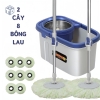 Thùng Lau Nhà 360 Độ Kèm 2 Cây 8 Bông Lau Tiện Lợi 1
