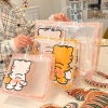 Set 3 TÚI HỔ: TÚI TRONG SUỐT CHỐNG THẤM NƯỚC IN HÌNH HỔ CUTE