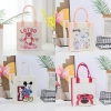 Túi vải nỉ tote gấu dâu Lotso trộn nhiều mẫu