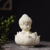 Tượng Phật Mini Ngồi Trên Hoa Sen