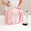 WASHBAG Sét 3 Xịn: Túi đựng mỹ phẩm, đồ trang điểm đi du lịch trong suốt, chống thấm nước