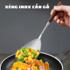 Xẻng Nấu Ăn Inox Cán Gỗ