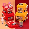 XÔ XE Ô TÔ KÈM BÁNH XE + giấy ướt baby wipes