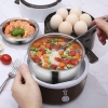 Star: Hộp Cơm Cắm Điện Hâm Nóng Star màu đen trắng