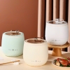 Nồi Lẩu Điện 2.2L hình tròn bầu nắp trong suốt ko tay cầm