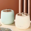 Nồi Lẩu Điện 2.2L hình tròn bầu nắp trong suốt ko tay cầm