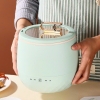 Nồi Lẩu Điện 2.2L hình tròn bầu nắp trong suốt ko tay cầm
