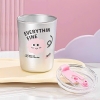 Cốc ly giữ nhiệt thuỷ tinh Every Thin 400ML- Dán tem vỡ ko bao vc