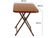 Bàn xếp mặt gỗ liền 45x60cm