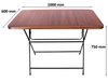 Bàn xếp mặt gỗ 60x100cm