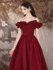 Red evening gown for party R4060
