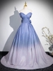 Blue Prom Dress B40