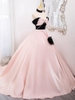 Black pink party dress BP40