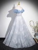 Blue Prom Dress B60