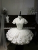 Pure white retro style dress "Puppy Love", feminine style like a doll.