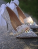 Crystal shoes with stones X Misty Forest