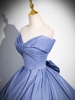 Blue Prom Dress B40