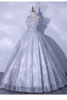 Gray evening gown, coming of age ceremony G50