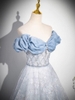 Blue Prom Dress B60