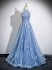 Blue Prom Dress B70