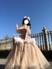 Light evening dress