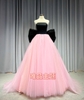 Black pink party dress BP50