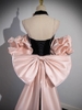 Black pink party dress BP100