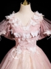 Pink evening dress P110