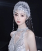 Beaded lace retro bridal hat