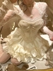 Catyears “Year of the Cat” Antique Music Box – Heavy-Duty Satin & Lace Corset + Ruched Skirt Set