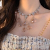 Sparkling beaded necklace A50