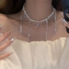 Sparkling beaded necklace A70