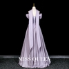 Sweet, elegant and luxurious princess-style off-the-shoulder evening gown for brides and coming-of-age ceremonies MQ40